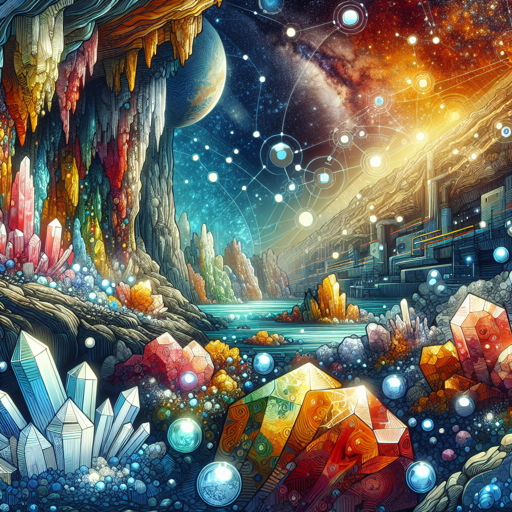 Vibrant cave minerals and crystals showcasing geology and earth science beauty. banner